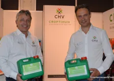 Arjen de Haan and Arnold Kloostra of CHV market biostimulants.